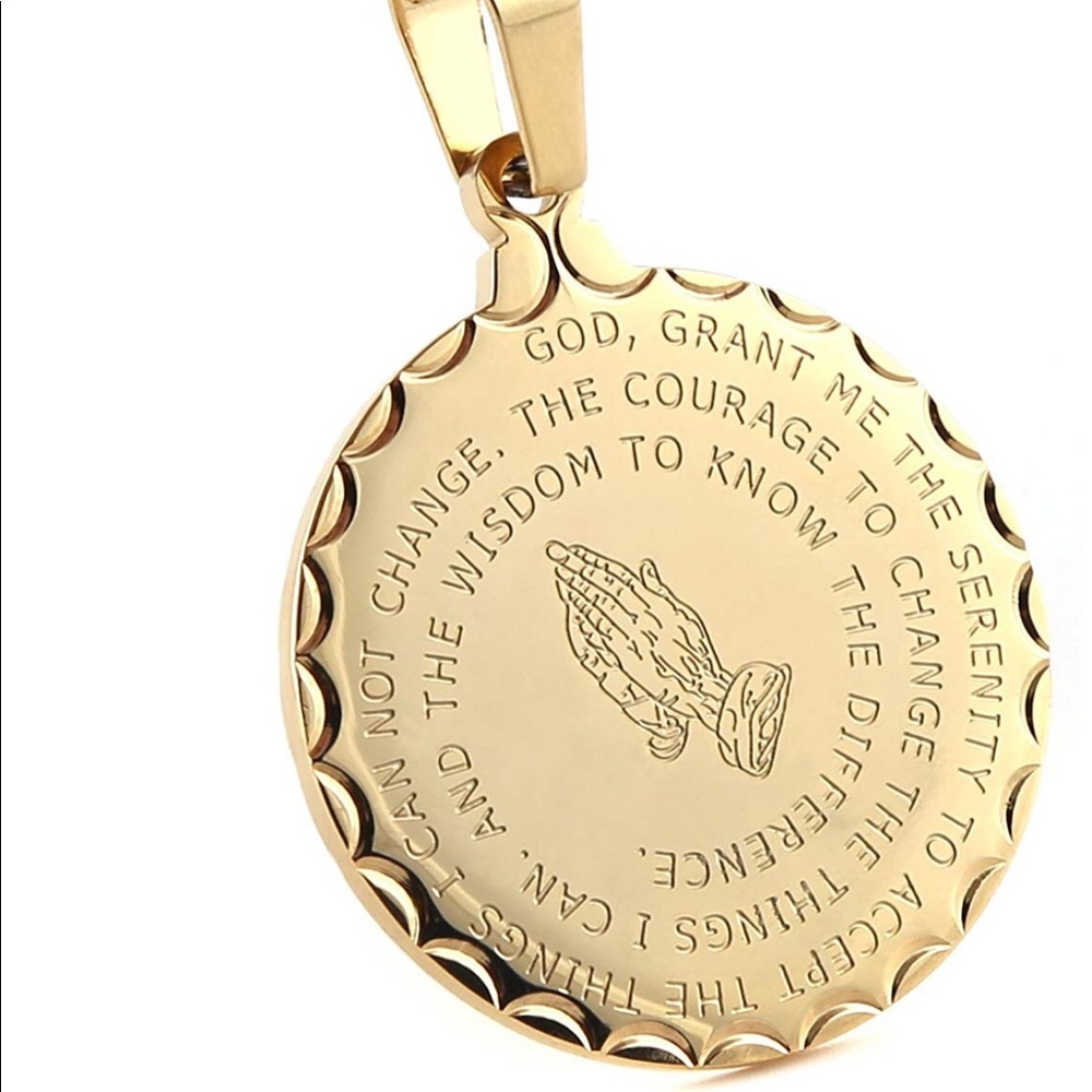 Bible Verse Prayer Necklace Christian Jewelry